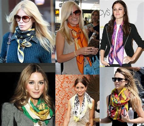 Hermes scarves celebrities